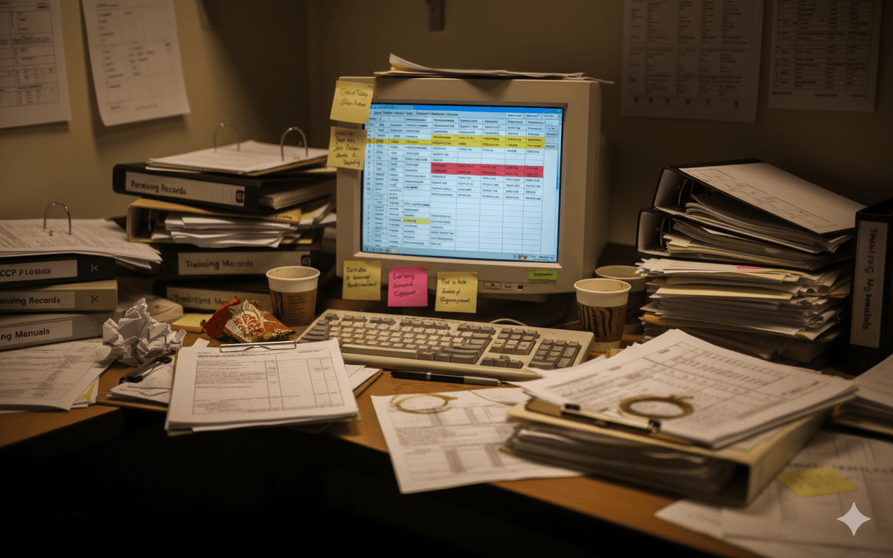 Old way - chaotic development console